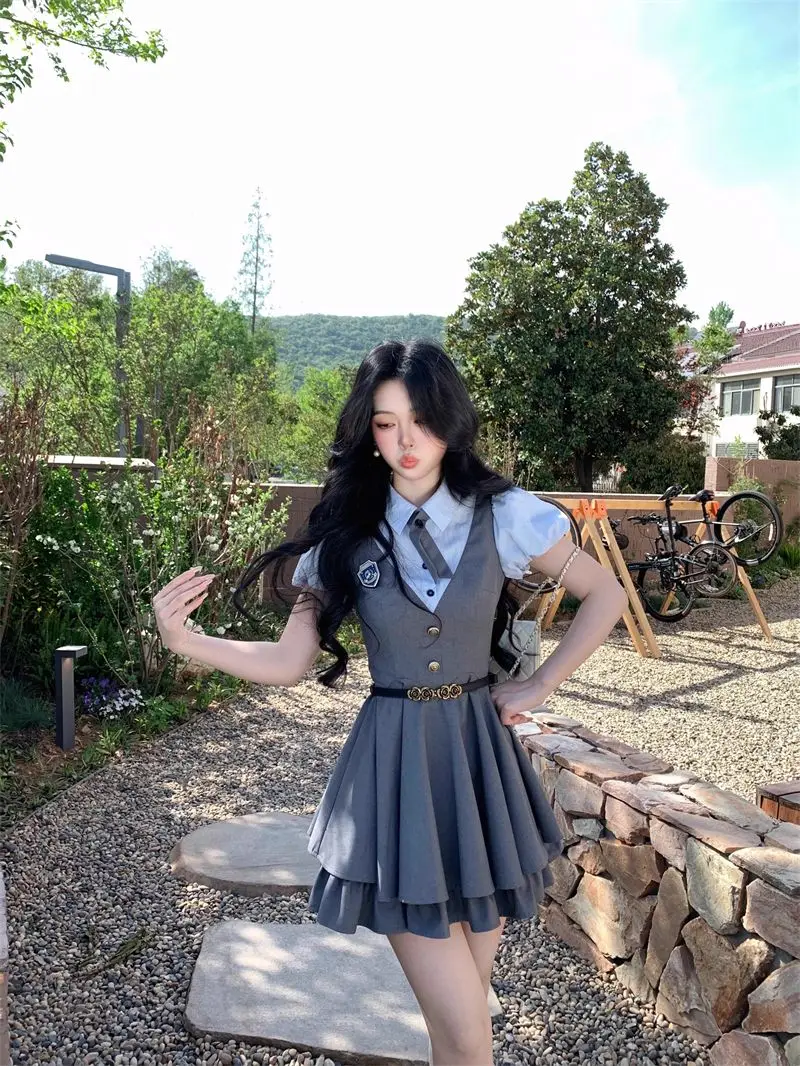 اليابانية Kawaii لوليتا نمط القوس فستان المرأة الرجعية الحلو الدانتيل قبالة الكتف قميص القوطية خمر Y2k فستان قصير فتاة ثقافة فرعية