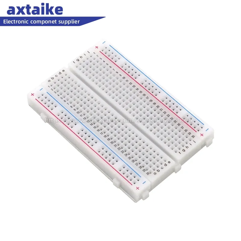 5PCS 400 Tie Points Solderless PCB Breadboard Mini Universal Test Protoboard DIY Bread Board Bus Test Circuit Board 8.5*5.5CM