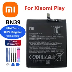 2024 Years Original BN39 Xiao Mi Phone Battery For Xiaomi Play MiPlay Mi Play Smart Phone Replacement Rechargeable Batteries