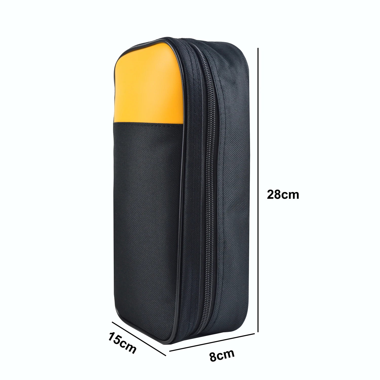 Soft Black Carrying Case use for F 302 303 773 374 375 376 381 Clamp Meter Case