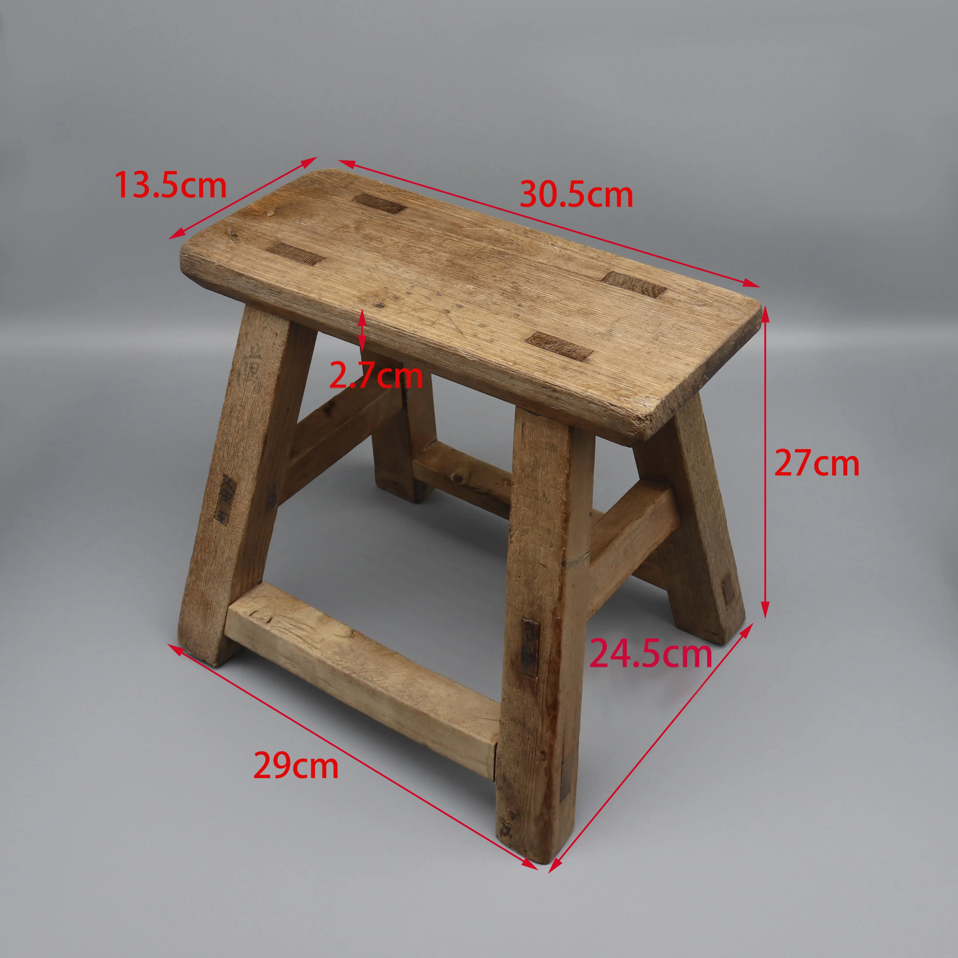 Unique Stool from Shandong, Little Functional Bathroom Bench