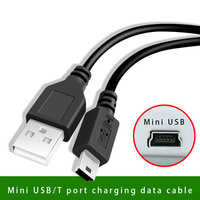 Mini USB Cable To USB Fast Data Charger Cable For Car DVR GPS Digital Camera MP3 MP4 Player HDD Cord Mobile Phone Accessories