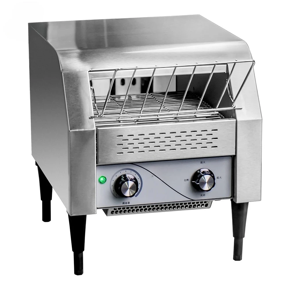 เครื่องทำแซนวิชขนมปังไฟฟ้าเชิงพาณิชย์ สแตนเลส 2 แหนบ พร้อมใบรับรอง CE