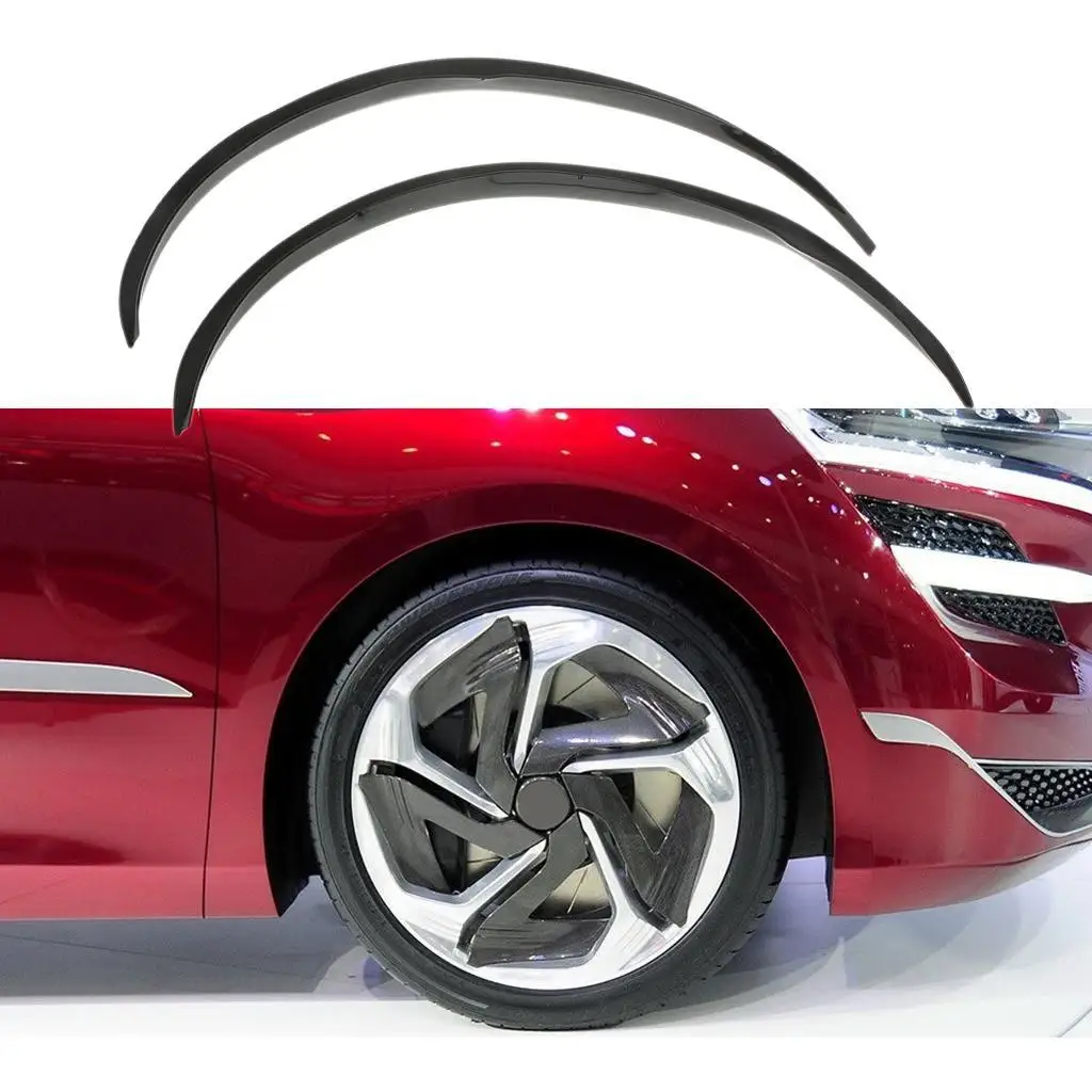 1 قطعة سيارة عالمية شاحنة مضيئة عجلة الحاجب ملصق حلية قطعة من نسيج بولي كلوريد الفينيل طويلة الأمد عالية القوة #6