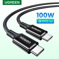 UGREEN 100W USB C to USB C Cable PD Fast Charging Cable 5A 100W Type C Cable for MacBook iPad Pro Fast Charger PD Cable USB C