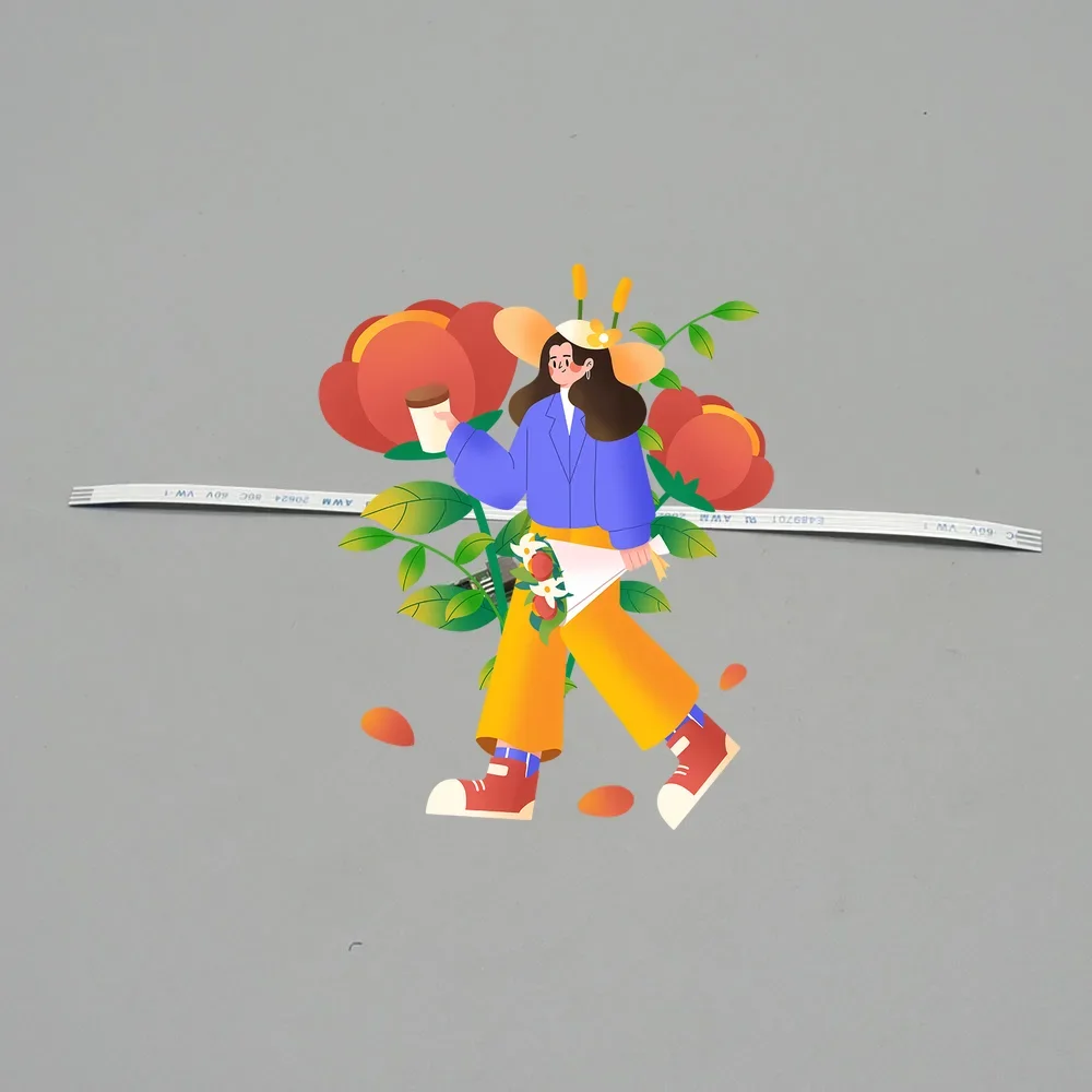 

1set for EPSON 1390 1430 1410 1400 L1800 ME1100 L1300 PW paper width sensor cable car CR sensor printer parts