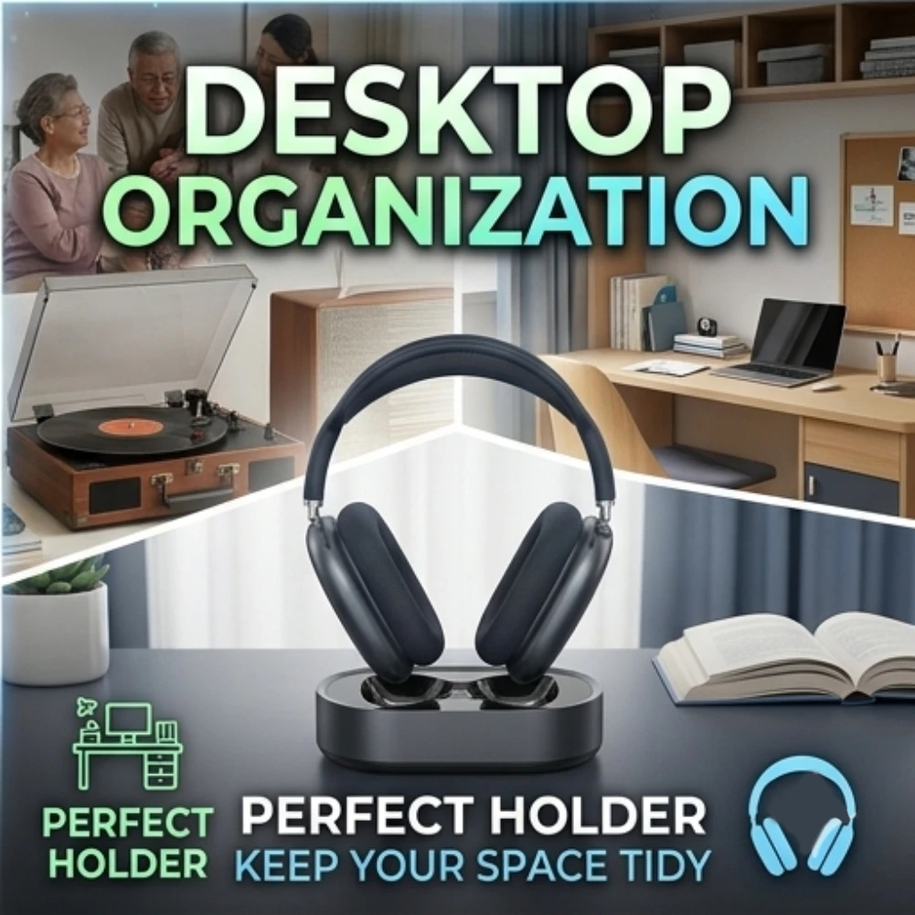 

Зарядная станция для наушников, совместимая с AirPods Max, аксессуары для наушников, зарядная база USB-C с двумя разъемами, защита от царапин