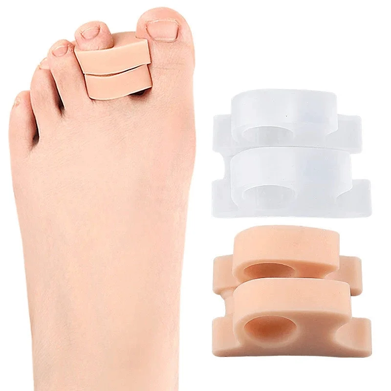 

1/2/10Pairs Silicone Gel Thumb Corrector Bunion Toe Hallux Valgus Protector Separator Fingers Straightener Adjuster Foot Care