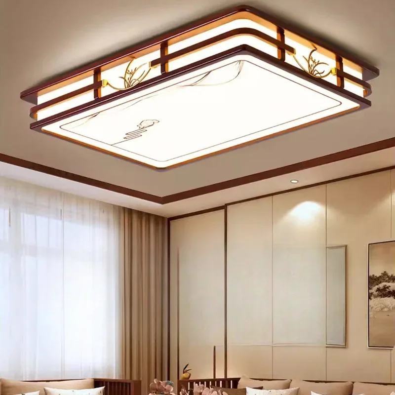 Neo-chinese Style Ceiling Light Advanced Lobby Bedroom Dining Room Ceiling Light Aesthetics Indoor Lighting Lampara De Techo FYC