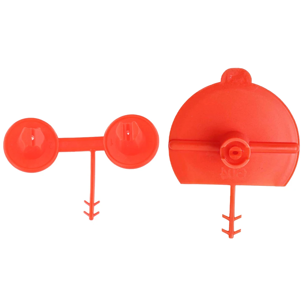 Reusable Spray Polyurethane Foam Nozzles for Flat Fan Spray Compatible with Most Foam Dispensers Red Plastic Tips