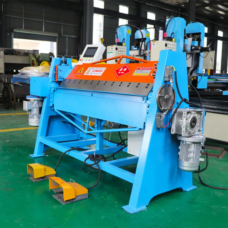 Small electric aluminum profile folding machine Ventilation duct 2.5 meters Bending machine 1.3 folding machine