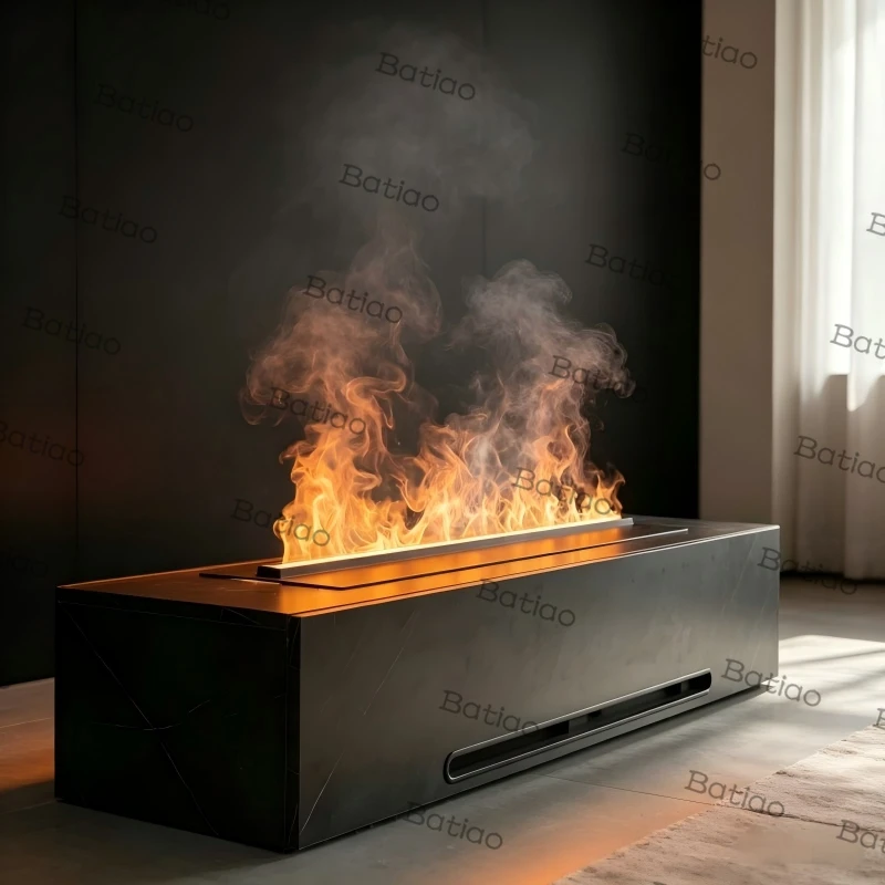 Dual Control Electric Mist Fireplace Touch Panel Plus Remote 8 Hour Timer Smart Mist Fireplace Ultrasonic Mist Fireplace chimene