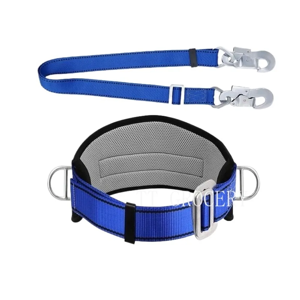 Adjustable Single Waist Safety Strap High-Altitude Pole Work Safety Belt Export-Ready Quick-Release Adjustable Pole Strap