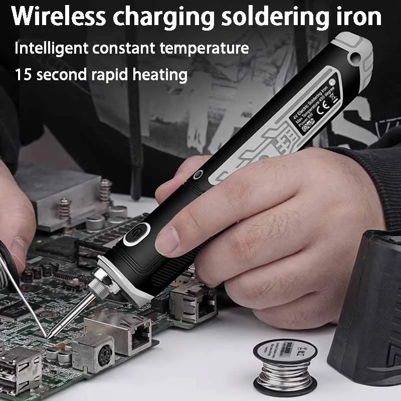 Wireless Charging Electric Soldering Iron Mobile Phone Electronics Repair Electric Soldering Irons Household Welding Equipment