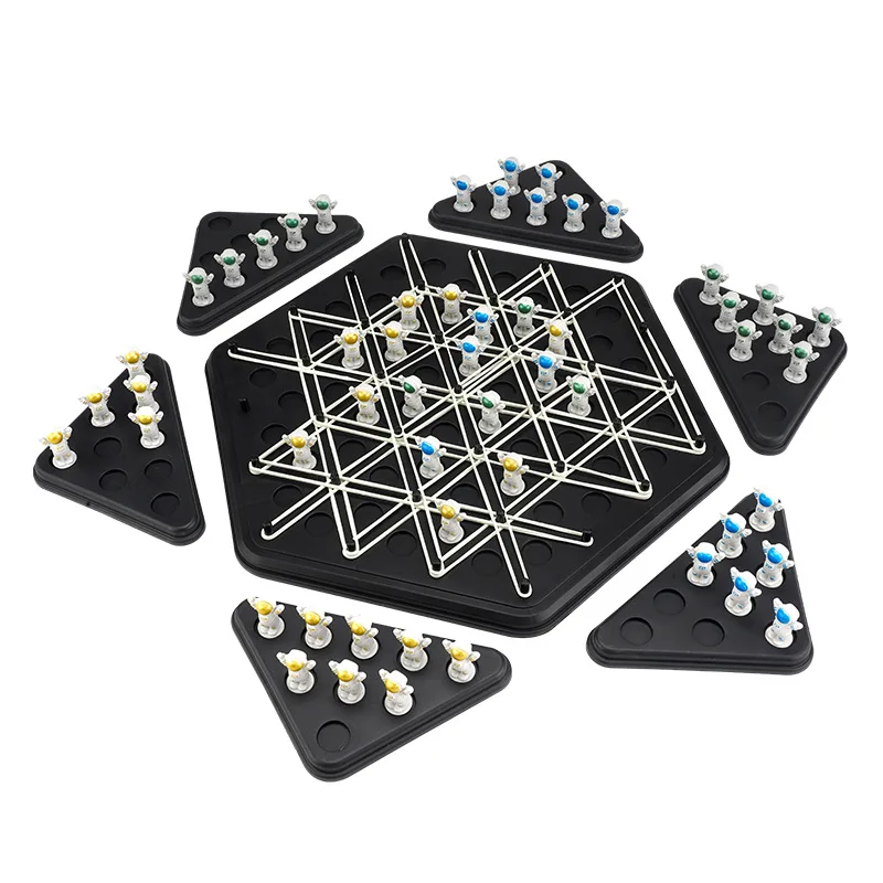 Chain Triangle Chess Splendor Duel Board Game Strategy Game for Kids and Adults Fun Family Game Logic Chess Track Tables Game