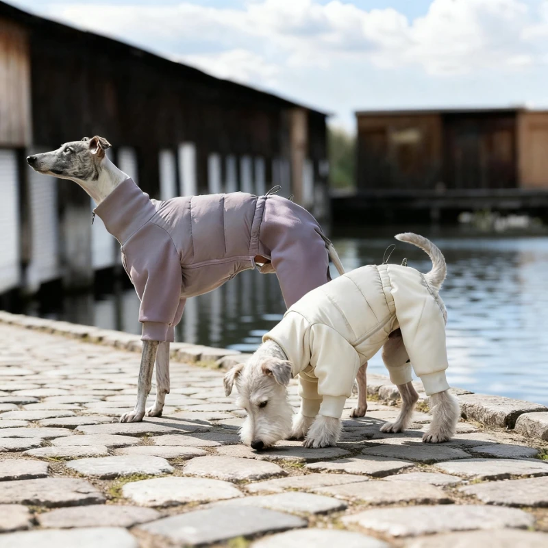 

Одежда для собак, зимняя теплая ветрозащитная хлопковая одежда с высоким воротником для домашних животных, утепленные пальто для собак, костюм для домашних животных, теплые средства защиты щенков