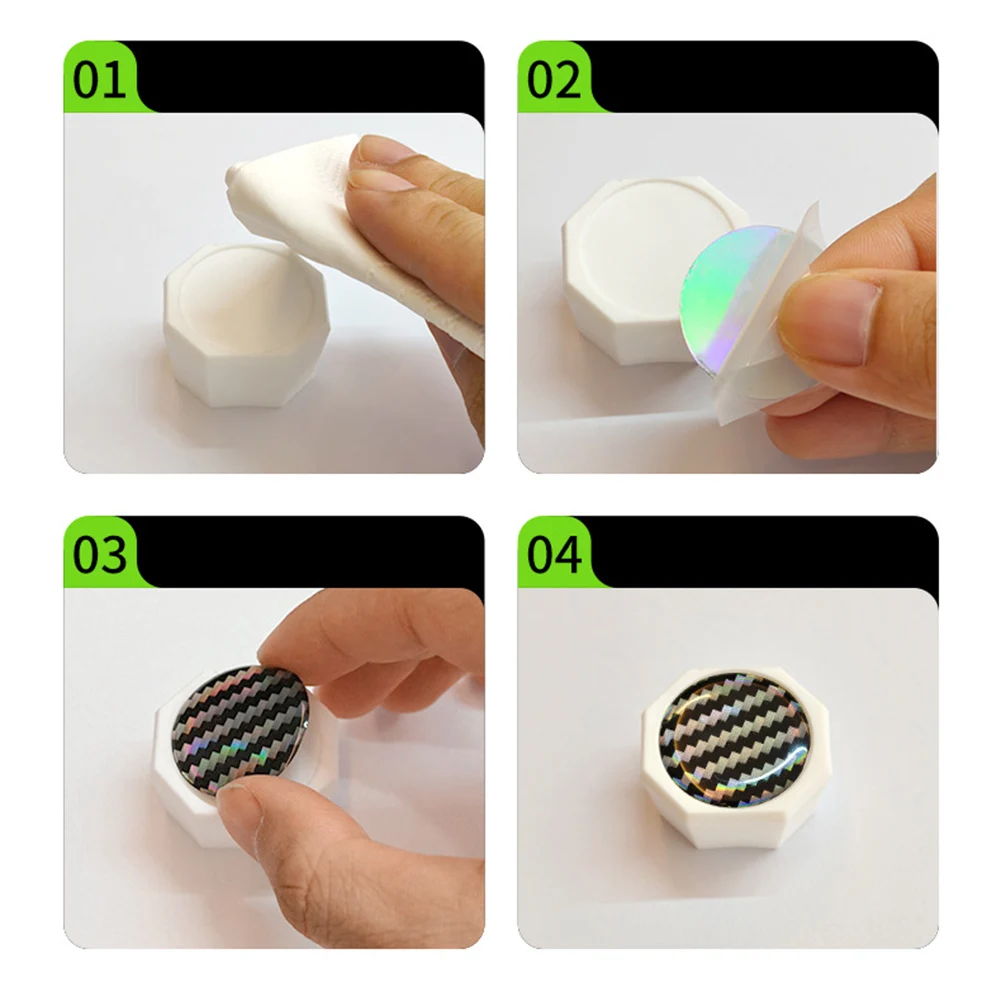 5 قطعة مضرب كرة المخلل الغطاء السفلي 30 مللي متر بولي كلوريد الفينيل مجداف بعقب نهاية غطاء ثلاثية الأبعاد الإبداع ملصق ل Pickleball مقبض الملحقات