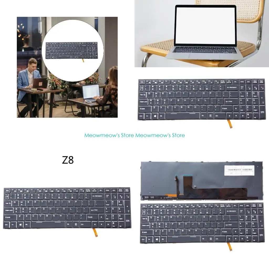 

W91A US Keyboard RGB Backlight for Hasee Z7-SP7D1 SP7S1 SP5D1 G7 Z8-SL7S2
