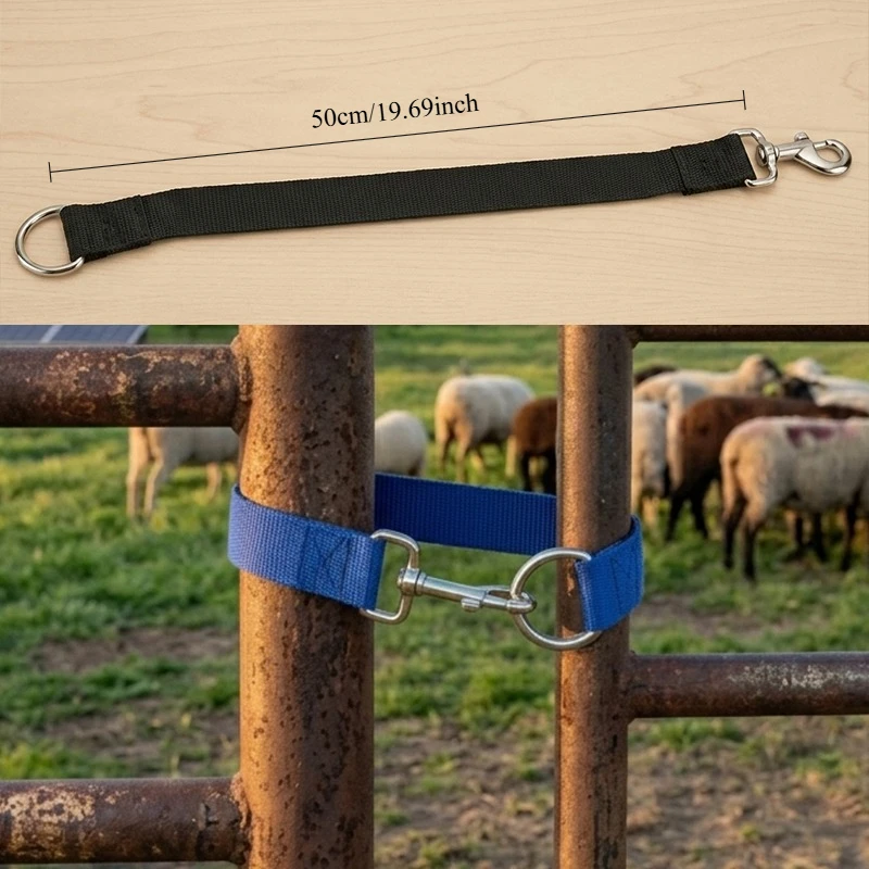 3pcs Simple Marek Door Latches, Simple Ranch Gate Catches, Single-loop Noose Rope Buckle Door Catches, for Securing Horse Fences