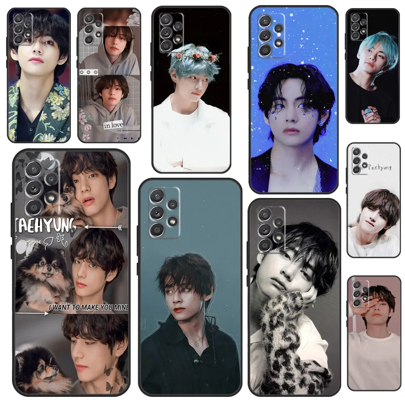 Taehyung fashion kpop boy Case For Samsung A02S A03S A12 A22 A32 A42 A52 A72 A11 A51 A71 A50 A70 A21S Soft Cover