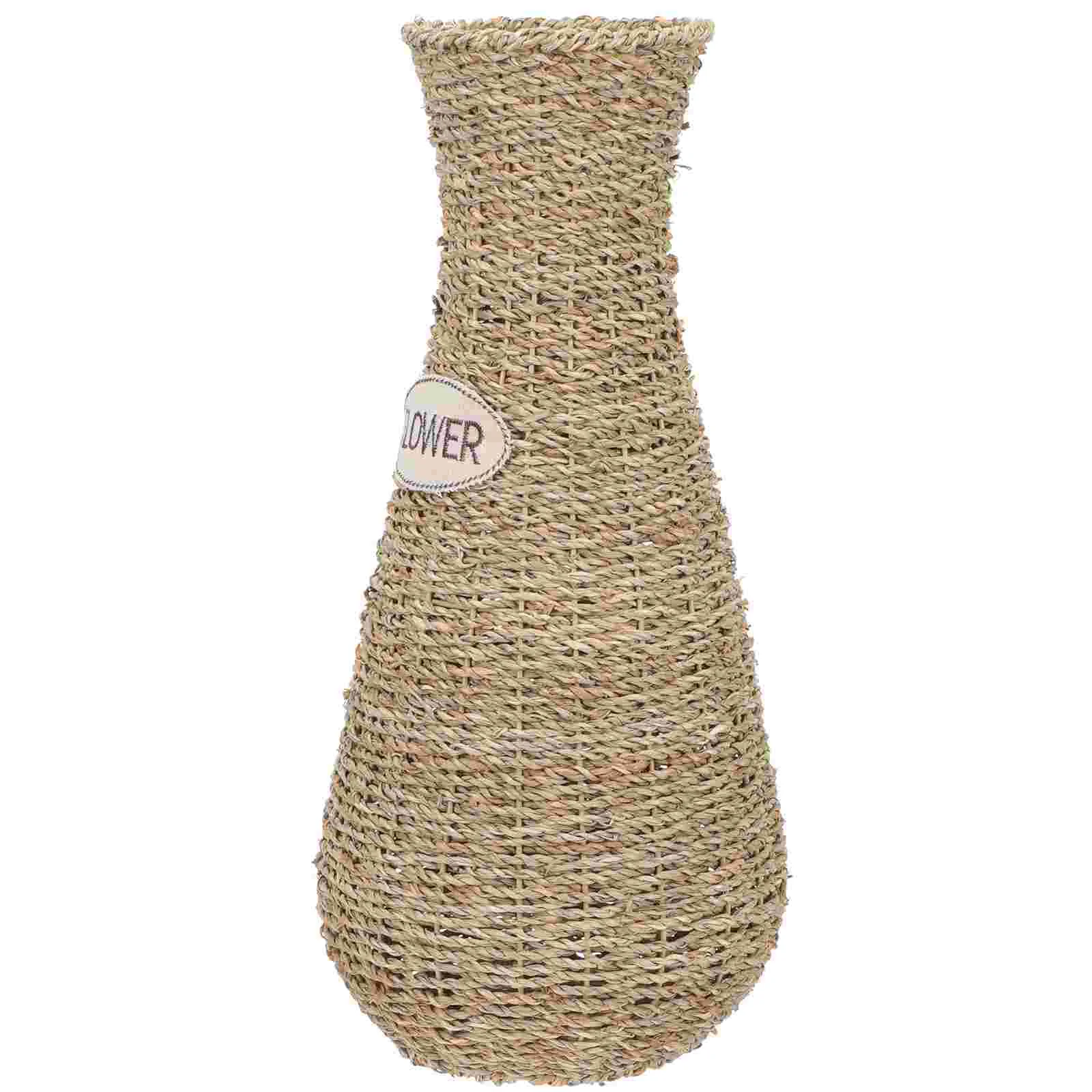 

Woven Rattan Vase Pots for Plants Dried Flower Arrangement Container Vases Creative