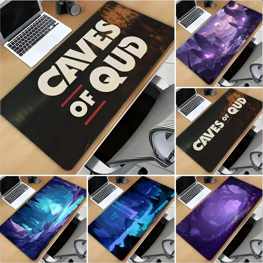 Caves of Qud Mouse Pad Large Mouse Pad Desk Mat Non‑Slip Gaming Board Game Mat with Stitched Edges