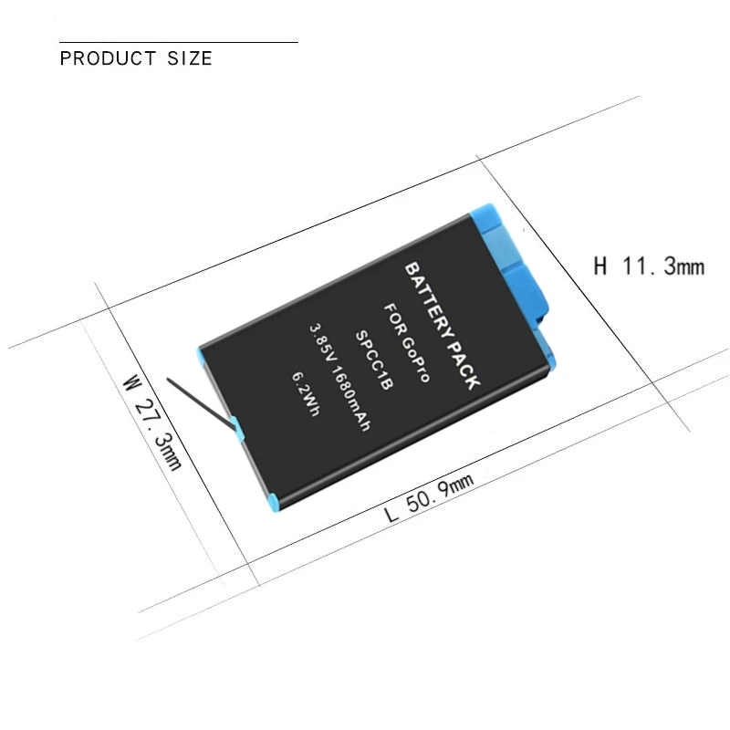 1680mah Rechargeable Battery For Gopro max Gopro hd hero max for Gopro Max Action Camera Batteries Accessories