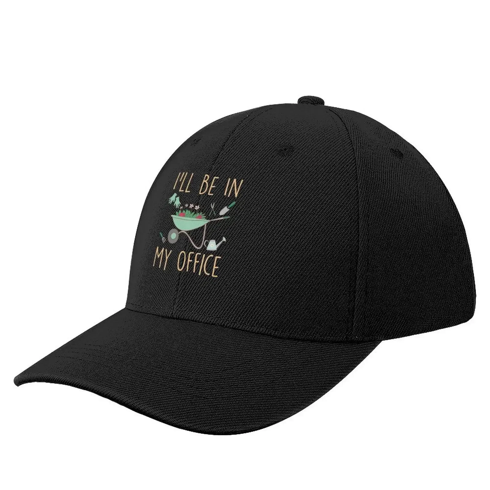 I'll Be In My Office Garden Funny Distressed Gardening Baseball Cap custom Hat New Hat Hats Man Women's