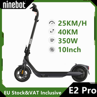 EU Stock Ninebot by Segway E2 Pro Original Smart Electric Scooter 350W Motor 36V 275Wh 25KM/H Max Speed 40KM Range Kickscooter