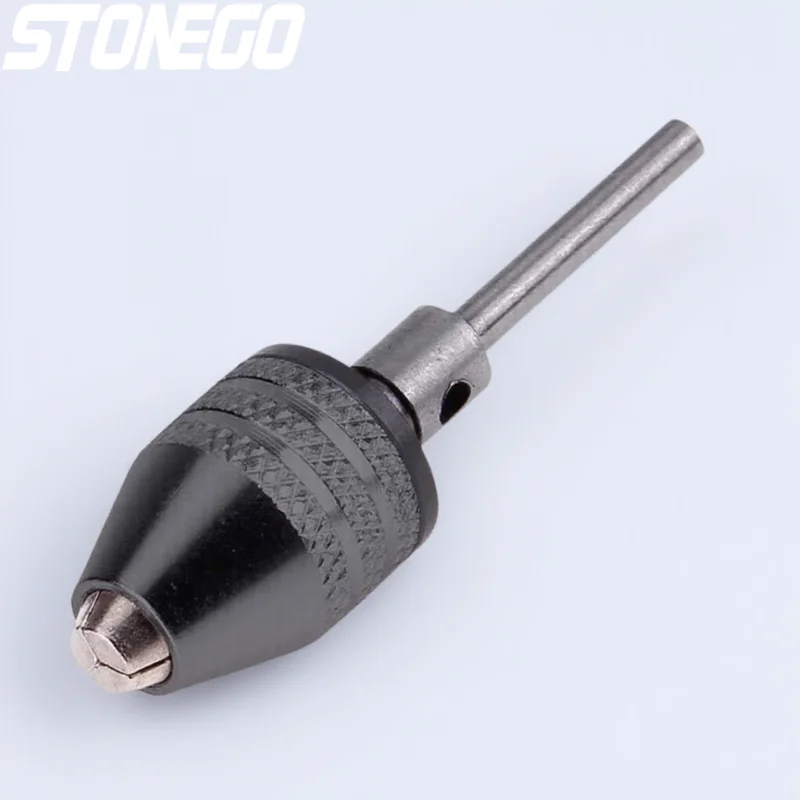 Keyless Drill Chuck Adapter 1PC 3mm Hex Quick Change Converter for 2 35mm 3 0mm Round Shank Bits Power Tool Accessories