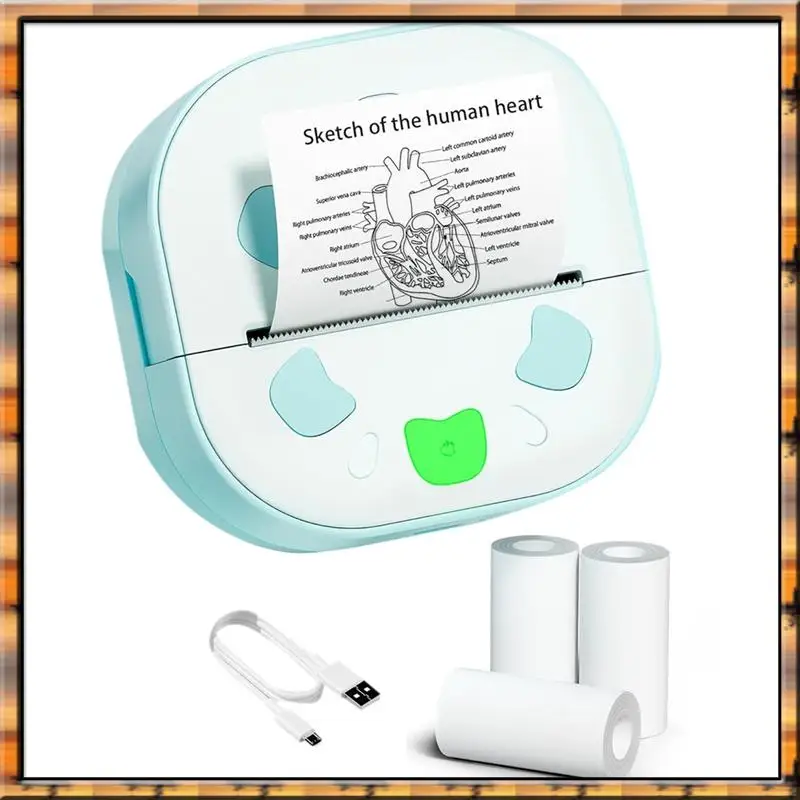 

Мини-принтер с поддержкой Bluetooth Sep N12R, принтер для наклеек, портативный аппарат для изготовления наклеек с 3 рулонами бумаги, термопринтер без чернил