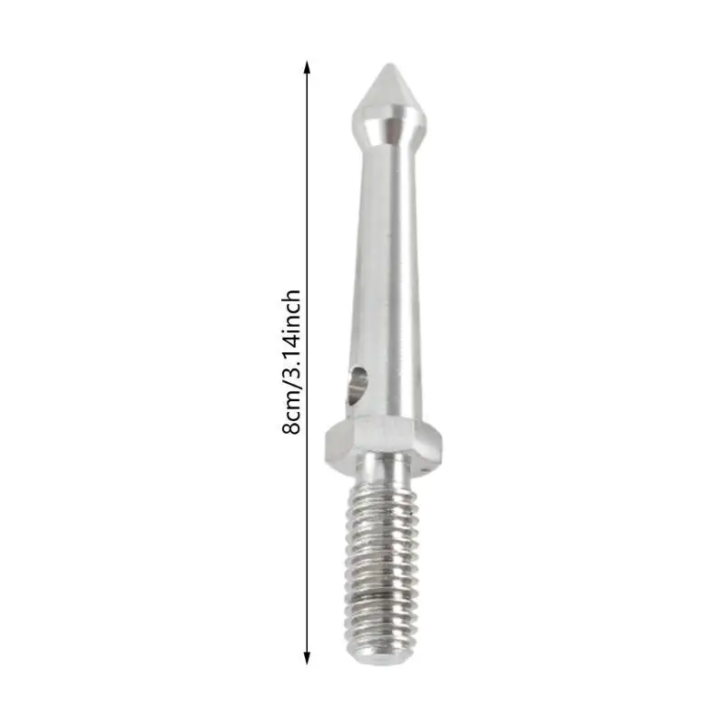 31BA TRUPOD FOOT Spikes ، 3 COUNT 3/8INCH THROW TROHE TRUPOD STELIZERS 80MM TRUPOD FOOT #6