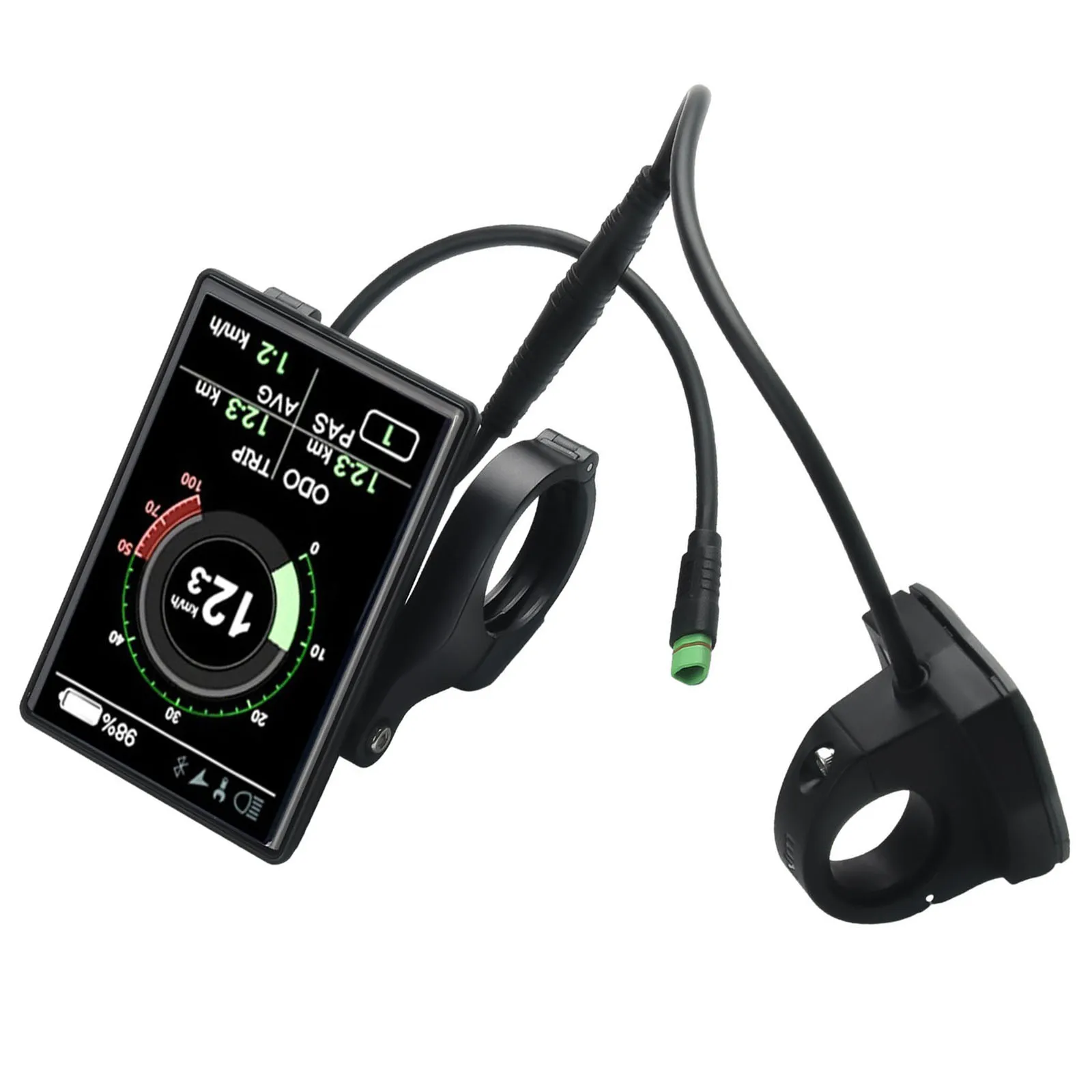 

IPS Display Ebike Display For Bafang MidDrive Motor Support BluetoothAPP Waterproof For Bafang EB04 High Quality