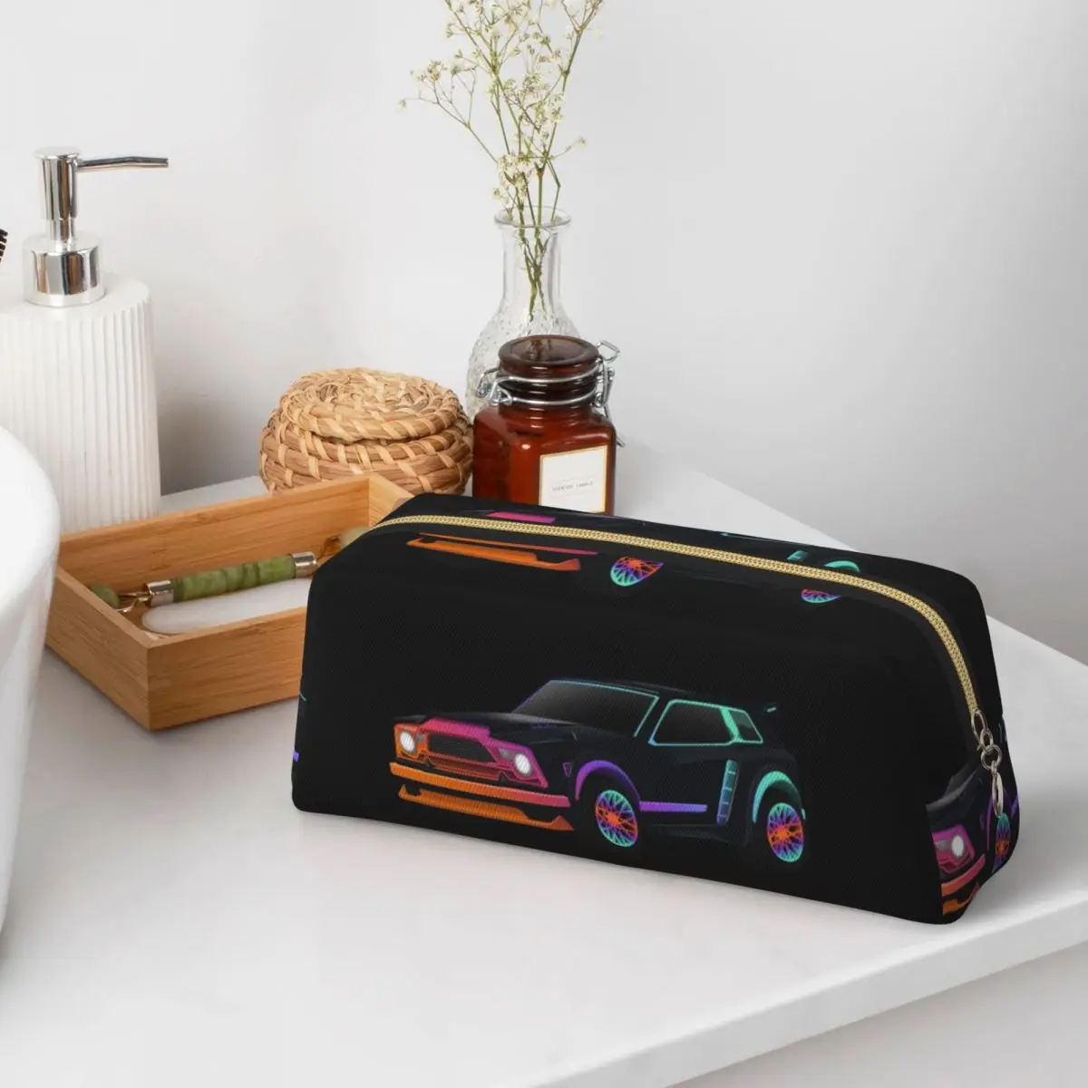Estuches para lápices Rocket League Fennec para regalos de estudiantes, caja para bolígrafos, bolsa para lápices, estuche para lápices de gran capacidad, soporte para bolígrafos
