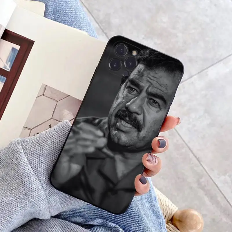 Saddam Hussein Phone Case For iPhone 14 11 12 13 Mini Pro Max 8 7 6 6S Plus X SE 2020 XR XS Funda Case