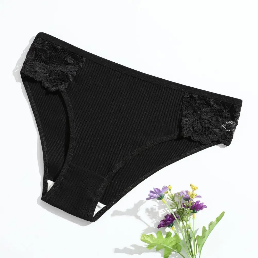 Women Lace Briefs Lace Low Waist Women's Panties Breathable Slim Fit Underwear for Casual Sport Activities Lady Briefs