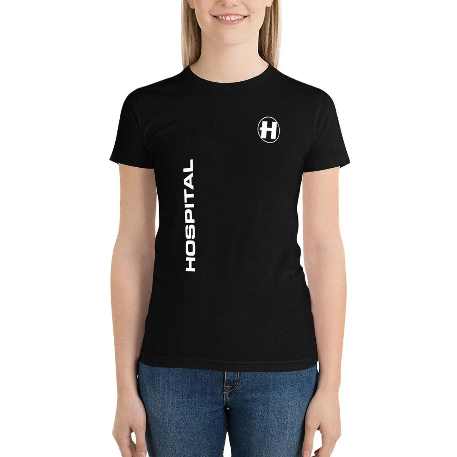 Hospital Records Merch Hospital Records T-Shirt plain shirts graphic tees blacks T-shirts for Women