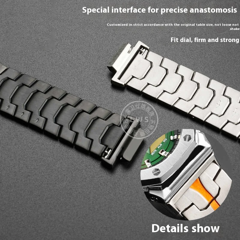 GA-2100 سبائك التيتانيوم حزام ل كاسيو G-SHOCK GA2100 GA2110 GA-B2100 مزرعة البلوط سلسلة الرجال سلسلة ساعات سبائك التيتانيوم