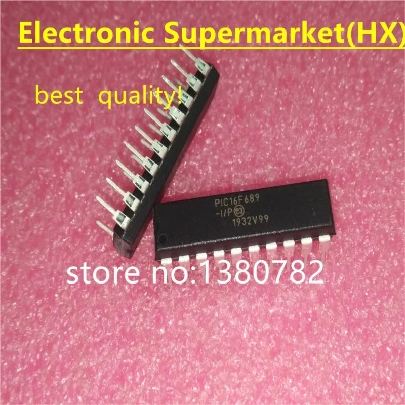 Free shipping 10pcs-50pcs PIC16F689-I/P PIC16F689 DIP-20 IC In stock!