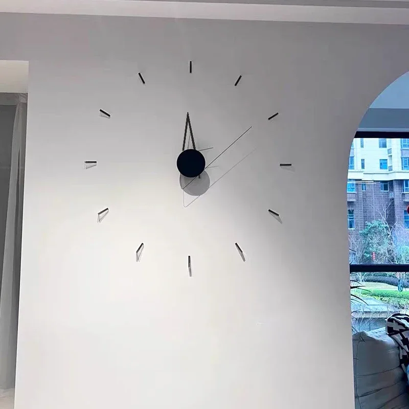 #Relaxing Art Mural Wall Clocks Big Modern Interior Aesthetic Wall Watch Restaurant Nordic Nordic Duvar Saati Room Decorations