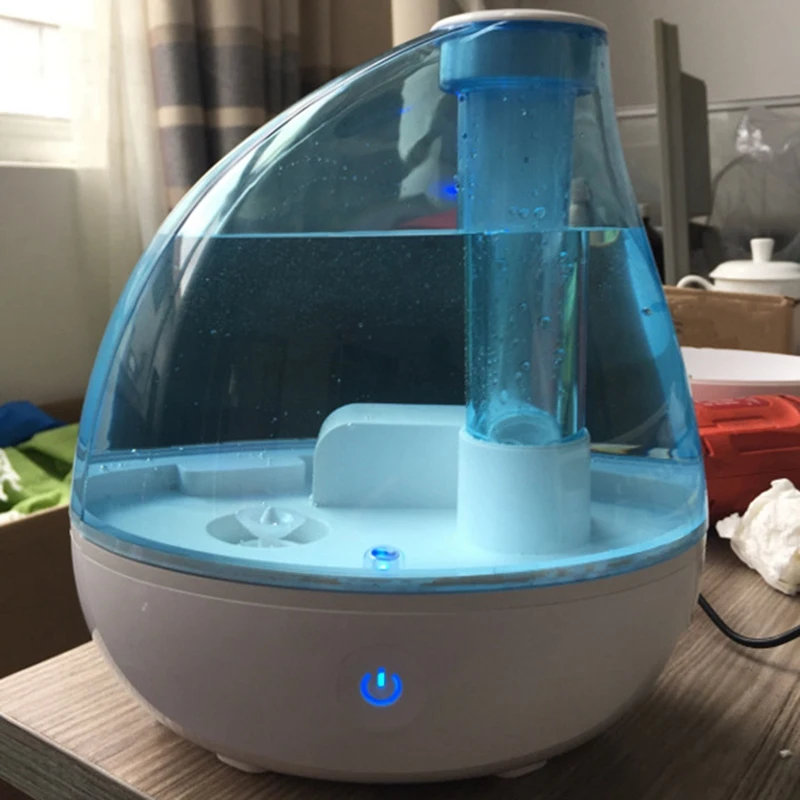 Ultrasonic Cool Mist Humidifier For Bedroom, Indoor Plants - Lasts Up To 25 Hours, Whisper-Quiet