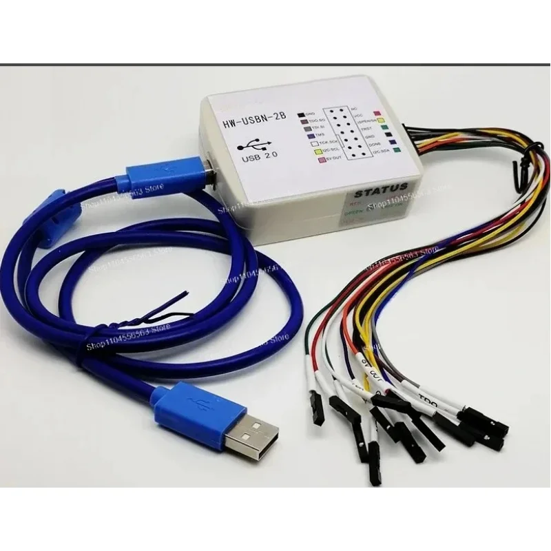 USB ISP Programmer HW-USBN-2B, Universal Download Cable For Microcontroller Chip Programming