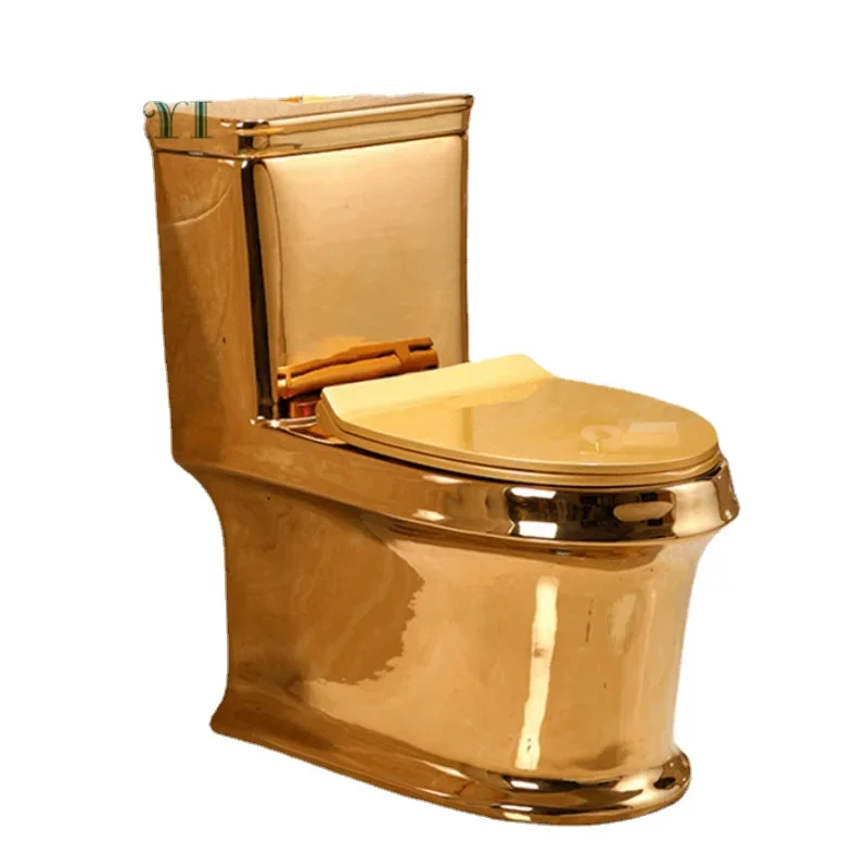 

ceramic gold plated toilet gold color bathroom golden toilet wc