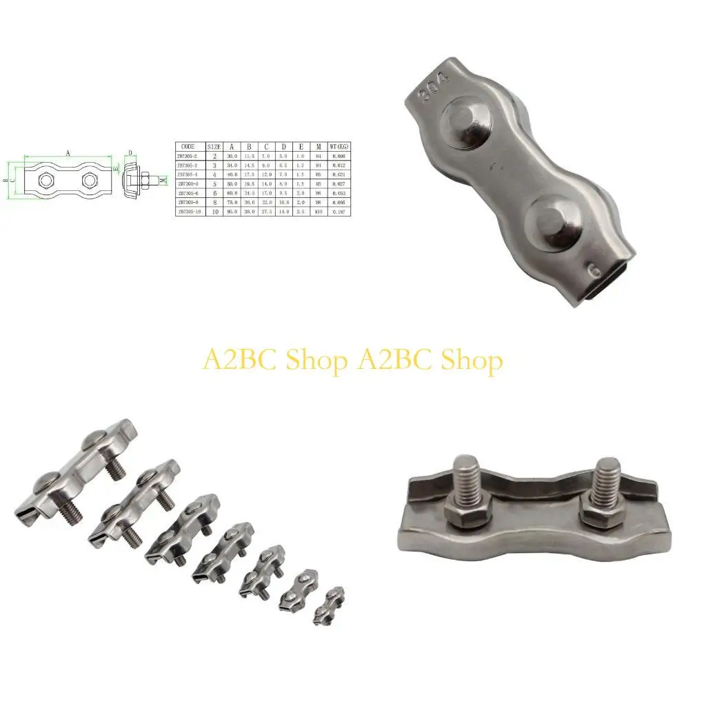 

Аппаратное оборудование для крепежа A2BC Duplex 2-Post-зажигание из нержавеющей стали.