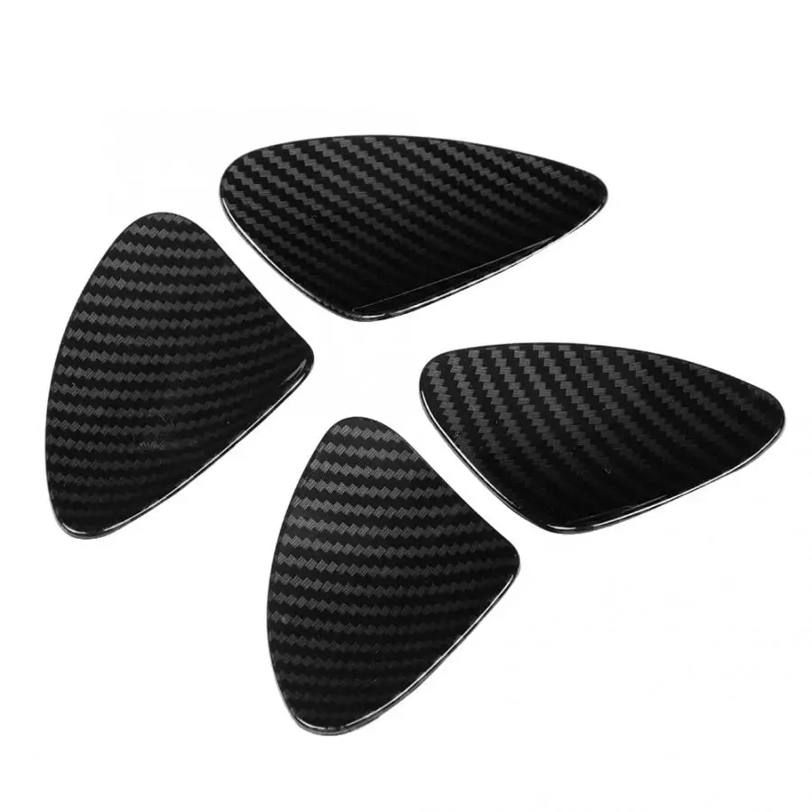 

4pcs Carbon Fiber Grain Inner Door Handle Bowl Cover Trim for Lexus es200 2018 2019 car accessories