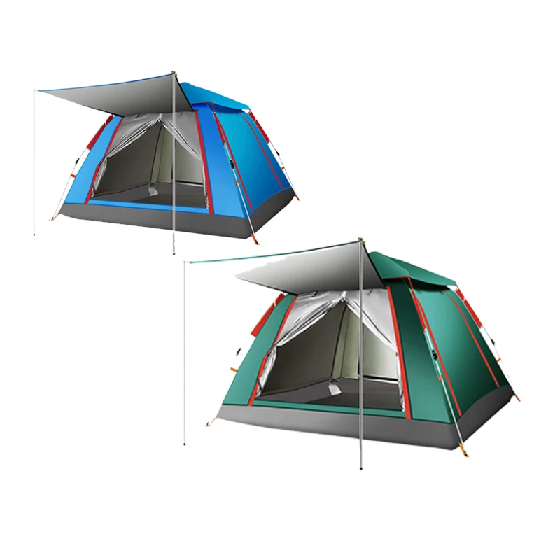 

Latest Product Camping Ventilation Strong Rainproof Family Large Space Automatic Tent