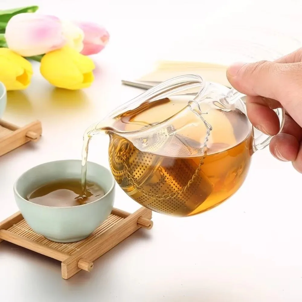 Stainless Steel Mesh Tea Infuser with Lid Coffee Filter Tea Strainer Reusable Tea Bag Diffuser Leaf Spice Filter Spice Filter