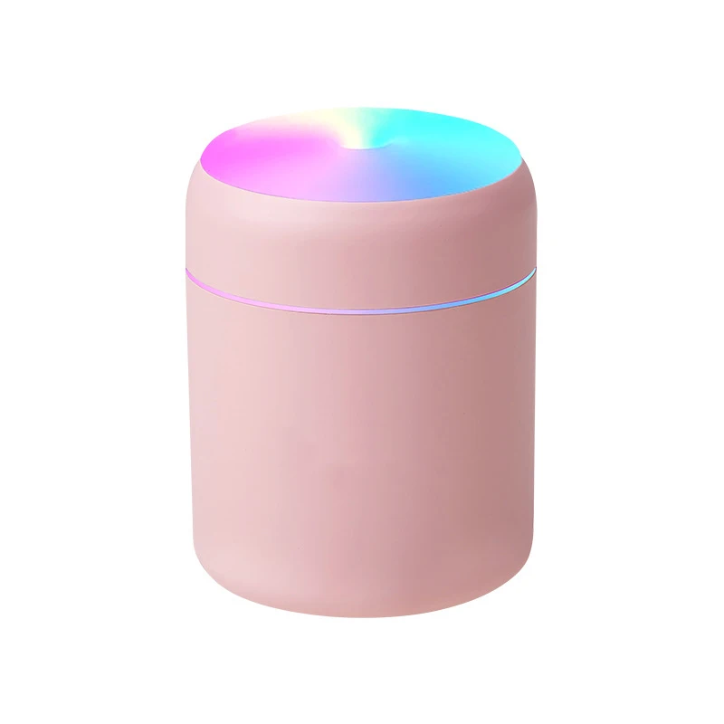 280ML Mini Colorful Air Humidifier USB Electric Car Aroma Diffuser Essential Oil Seven-color Cup Humidifier for Car Home Bedroom
