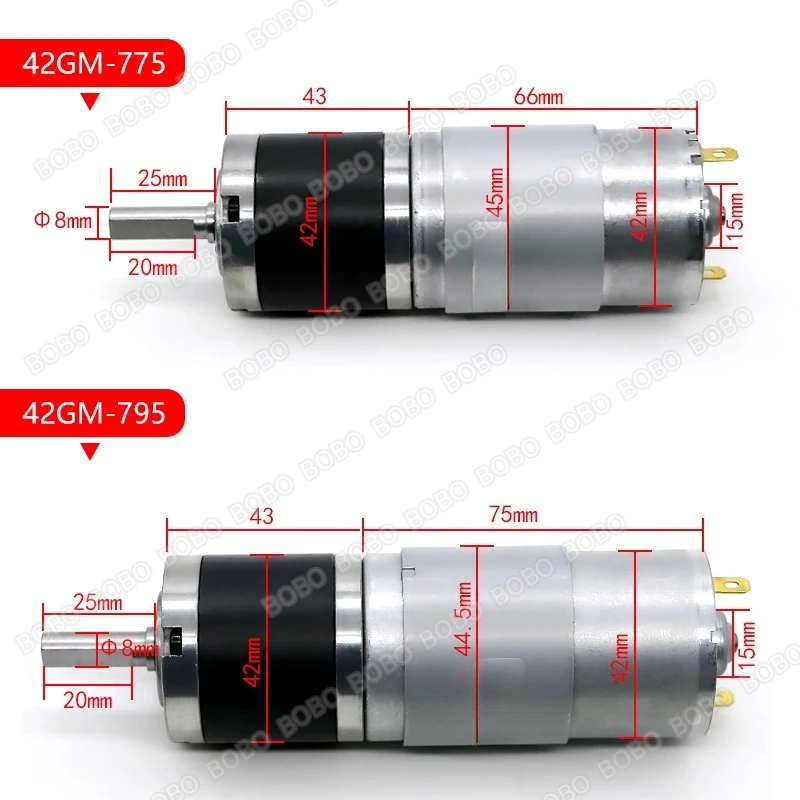 เครื่องทำความสะอาดแผงโซลาร์เซลล์ 1 ชิ้น พร้อมมอเตอร์เกียร์แบบพิเศษ แปรงทำความสะอาดแผงโซลาร์เซลล์ 24V แรงบิดสูง 775