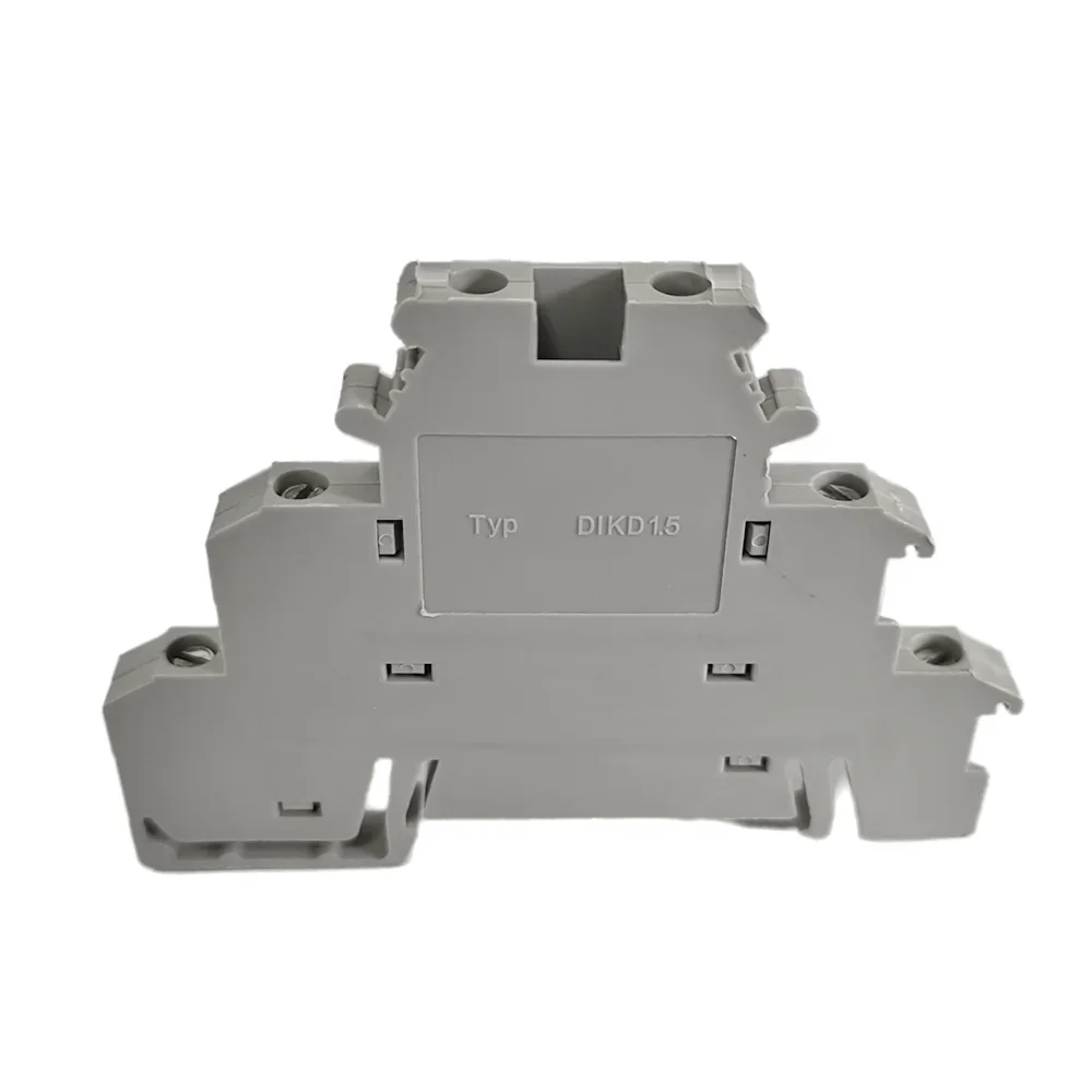 10pcs DIKD-1.5 Three-layer Wiring Terminal DIKD1.5 Sensor Actuator Terminal 0.2-2.5mm² Wire Rail Type Screw Terminal Block